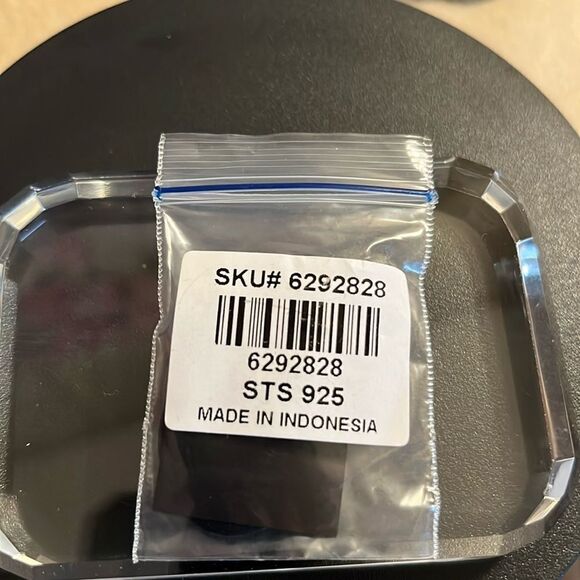 Abalone, teardrop pendant, and sterling silver with sterling silver accents - Picture 2 of 6